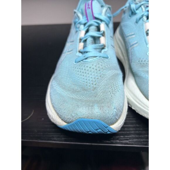 Asics Gel Nimbus 26 Running Shoes Women’s Sz 9 Blue Athletic Trainers - Picture 2 of 15